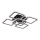 Zuma Line - LED Dimmable ceiling light LED/55W/230V 3000-6000K black + remote control