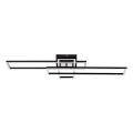 Zuma Line - LED Dimmable ceiling light LED/55W/230V 3000-6000K black + remote control