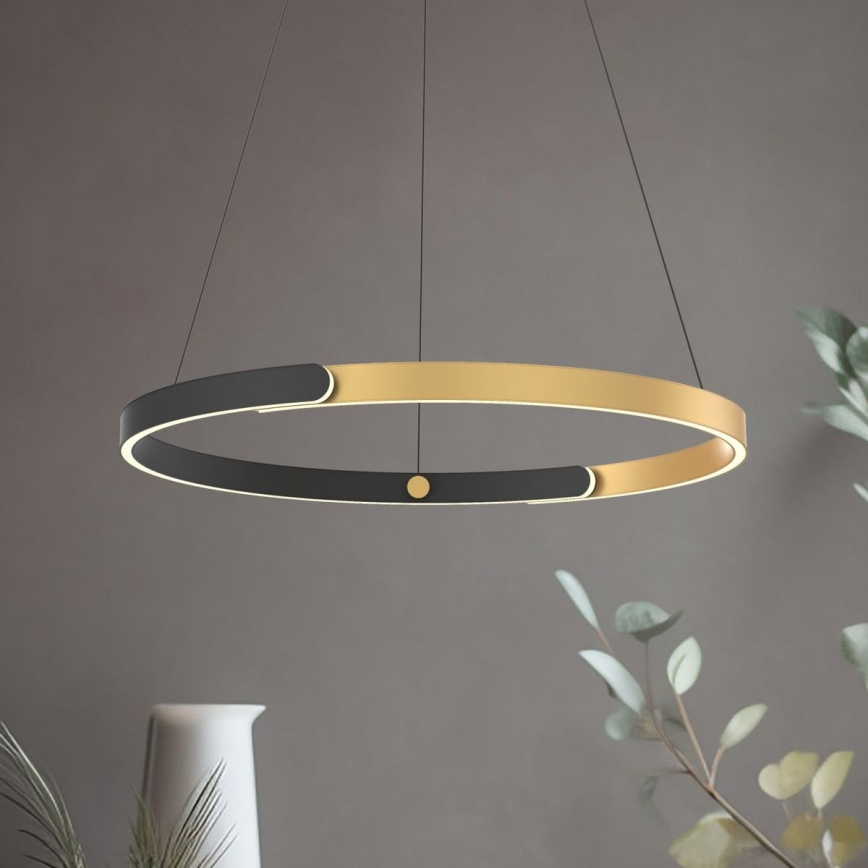 Zuma Line - LED Dimmable chandelier on a string LED/30W/230V black/gold