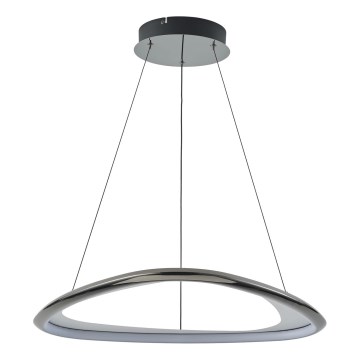 Zuma Line - LED Dimmable chandelier on a string LED/34W/230V 3000K black shiny chrome