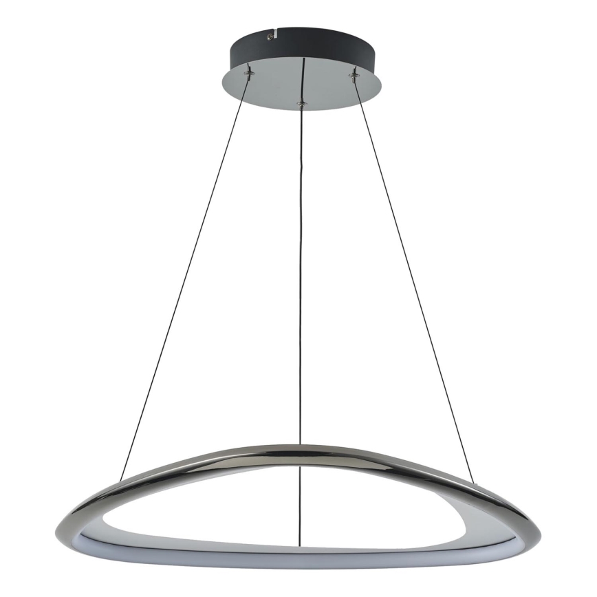 Zuma Line - LED Dimmable chandelier on a string LED/34W/230V 3000K black shiny chrome