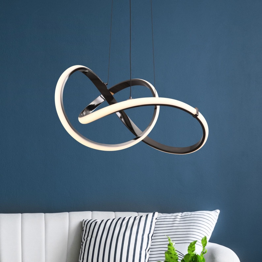 Zuma Line - LED Dimmable chandelier on a string LED/44W/230V black