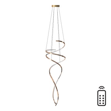 Zuma Line - LED Dimmable chandelier on a string LED/68W/230V 3000/4000/6000K Rose gold + remote control