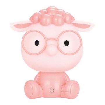 Zuma Line - LED Dimmable children's touch table lamp LED/3W/230V sheep pink