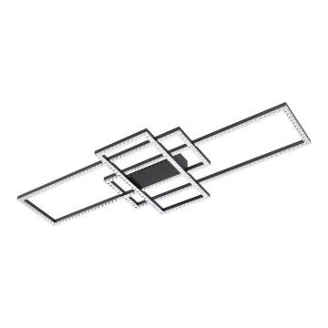 Zuma Line - LED Dimmable crystal ceiling light LED/52W/230V 2700-6000K black + remote control
