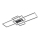 Zuma Line - LED Dimmable crystal ceiling light LED/52W/230V 2700-6000K black + remote control