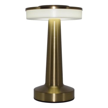 Zuma Line - LED Dimmable rechargeable table lamp LED/2,5W/1200 mAh 3000/4000/6000K gold
