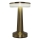 Zuma Line - LED Dimmable rechargeable table lamp LED/2,5W/1200 mAh 3000/4000/6000K gold