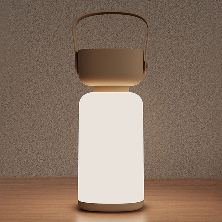 Zuma Line - LED Dimmable rechargeable table lamp LED/3W/1200 mAh 3000/4000/6500K IP44 brown