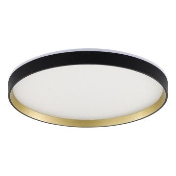 Zuma Line - LED RGBW Dimmable ceiling light LED/32W/230V + LED/8W 3000-6000K black/gold + remote control