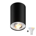 Zuma Line - LED RGBW Dimmable Spotlight 1xGU10/4,8W/230V black + Remote Control