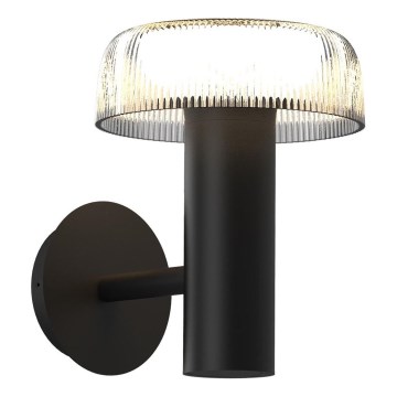 Zuma Line - LED solar wall lamp LED/2,5W/2000 mAh IP44 black