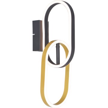 Zuma Line - LED Wall Light 2xLED/12W/230V black/gold