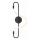 Zuma Line - LED Wall light BALBO LED/10W/230V 3000/4000/6000K black