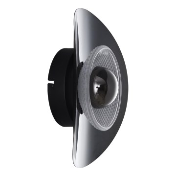 Zuma Line - LED Wall Light LED/8W/230V Black/Smoked Black