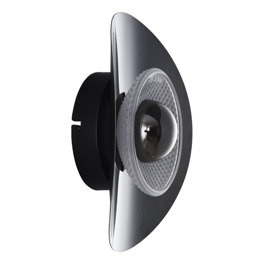 Zuma Line - LED Wall Light LED/8W/230V Black/Smoked Black
