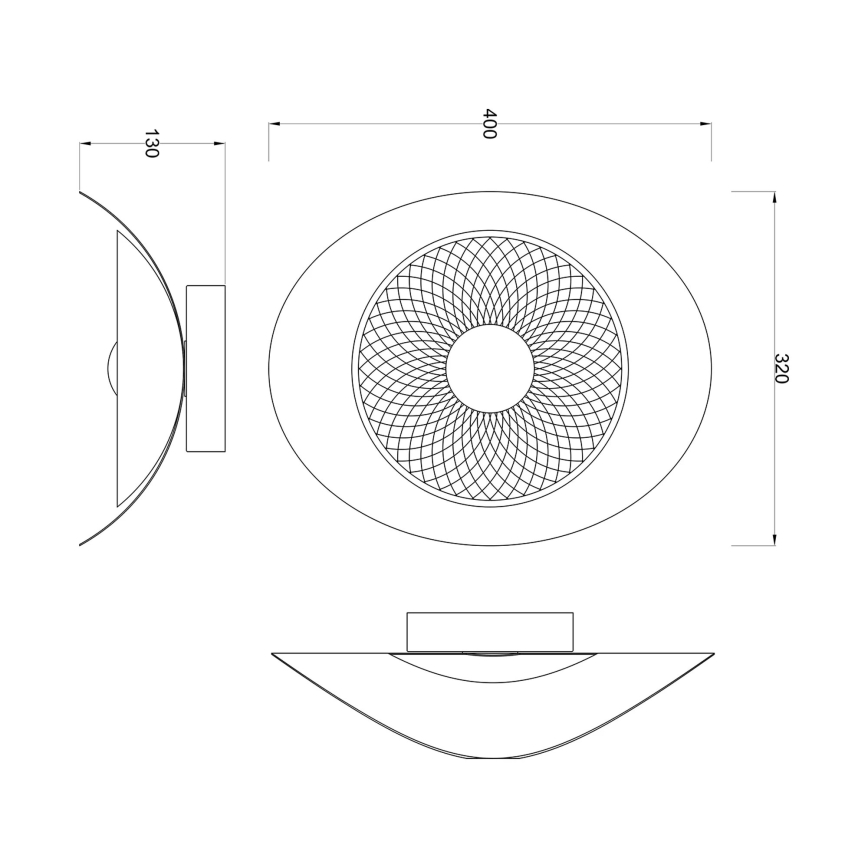 Zuma Line - LED Wall Light LED/8W/230V rose gold