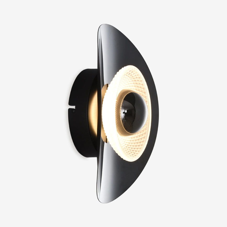 Zuma Line - LED Wall Light LED/8W/230V Black/Smoked Black