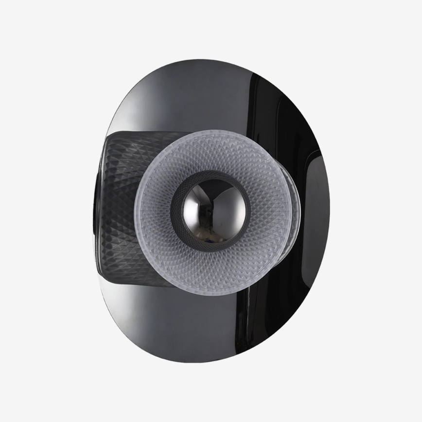 Zuma Line - LED Wall Light LED/8W/230V Black/Smoked Black