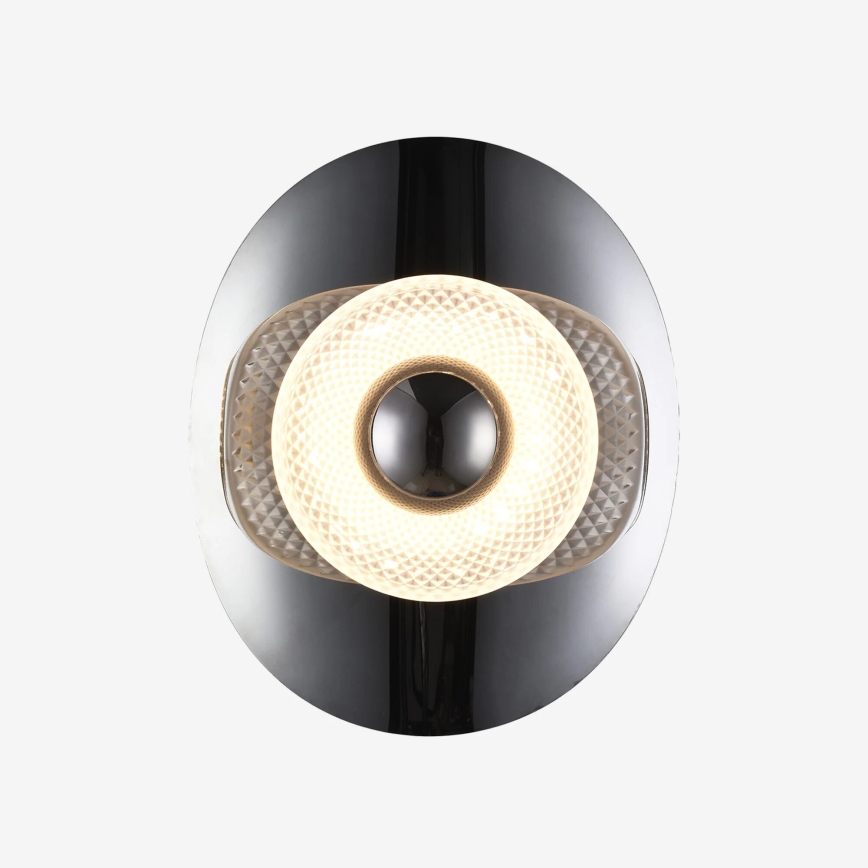 Zuma Line - LED Wall Light LED/8W/230V Black/Smoked Black