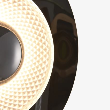 Zuma Line - LED Wall Light LED/8W/230V Black/Smoked Black