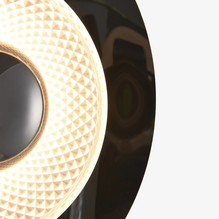 Zuma Line - LED Wall Light LED/8W/230V Black/Smoked Black