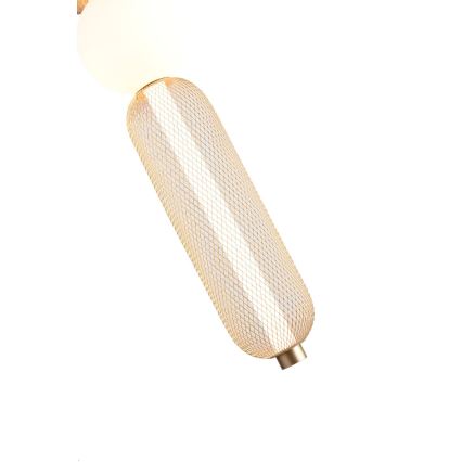 Zuma Line - LED Dimmable pendant on cable LED/27W/230V 3000-5700K gold + remote control