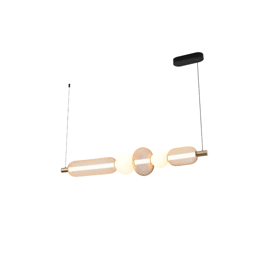 Zuma Line - LED Dimmable Pendant on Cable LED/27W/230V 3000-5700K Gold + Remote Control