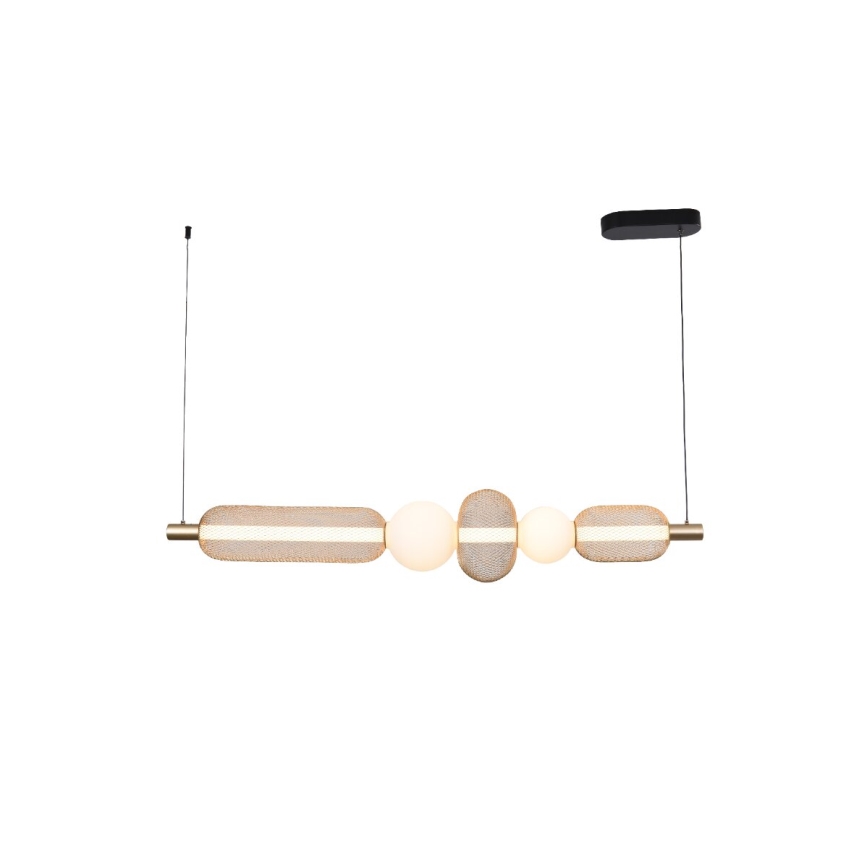 Zuma Line - LED Dimmable Pendant on Cable LED/27W/230V 3000-5700K Gold + Remote Control