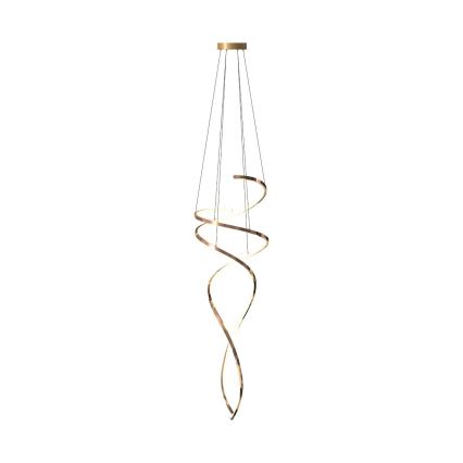 Zuma Line - LED Dimmable chandelier on a string LED/68W/230V 3000/4000/6000K Rose gold + remote control