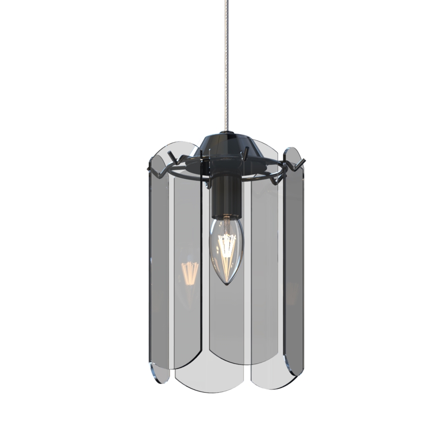 Zuma Line - Chandelier on a string 1xE14/40W/230V black