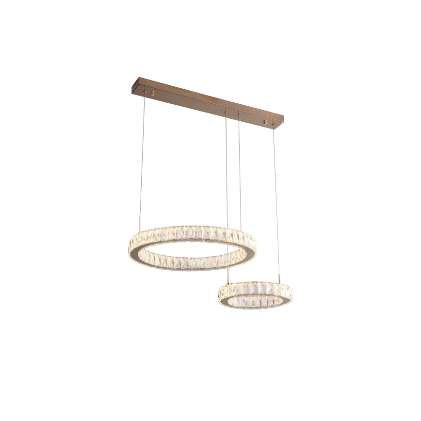 Zuma Line - LED Pendant on Cable LED/36W/230V rose gold