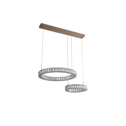 Zuma Line - LED Pendant on Cable LED/36W/230V rose gold