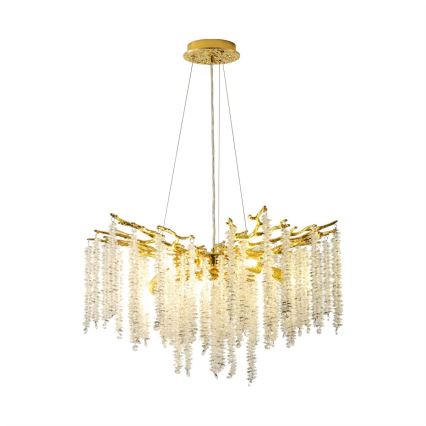 Zuma Line - Chandelier on a string 8xG9/3,5W/230V gold