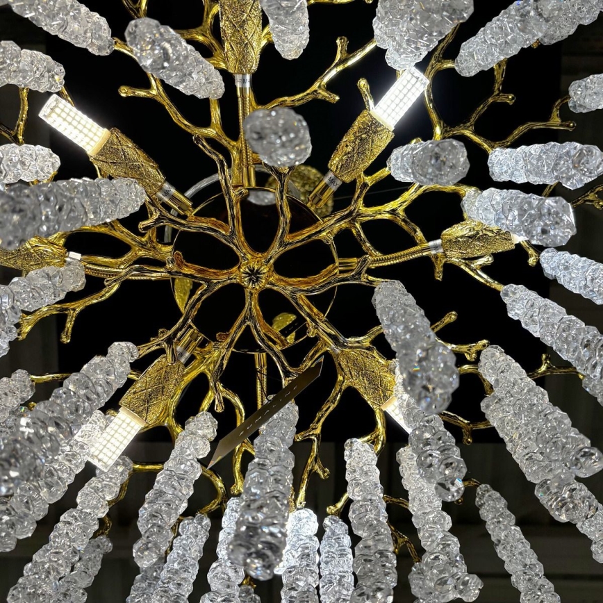 Zuma Line - Chandelier on a string 8xG9/3,5W/230V gold