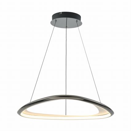 Zuma Line - LED Dimmable chandelier on a string LED/34W/230V 3000K black shiny chrome