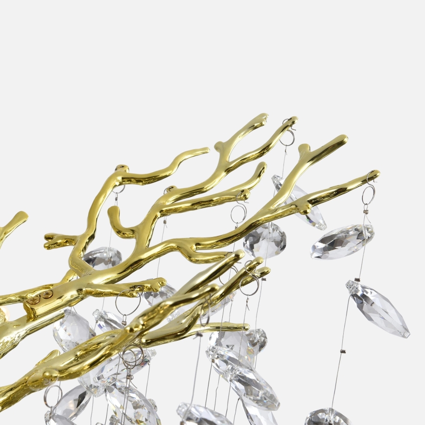 Zuma Line - Cable-suspended chandelier 14xG9/3,5W/230V 115x40 cm gold