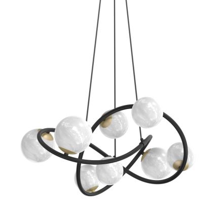 Zuma Line - Chandelier on a string 8xG9/3,5W/230V black