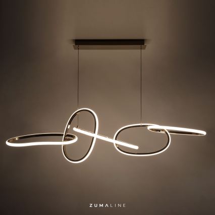Zuma Line - LED Dimmable chandelier on a string LED/56W/230V gold