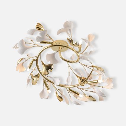 Zuma Line - Flush-mount chandelier 6xG9/42W/230V Ø 70 cm gold