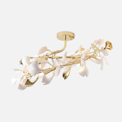 Zuma Line - Flush-mount chandelier 6xG9/42W/230V Ø 70 cm gold