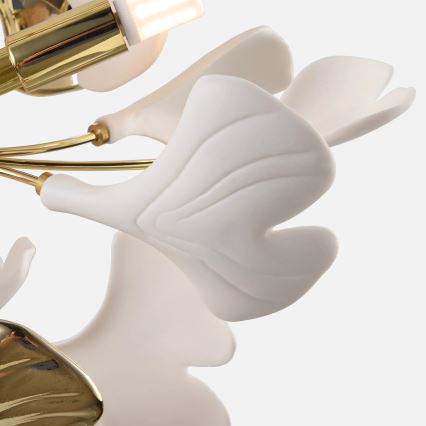 Zuma Line - Flush-mount chandelier 6xG9/42W/230V Ø 70 cm gold