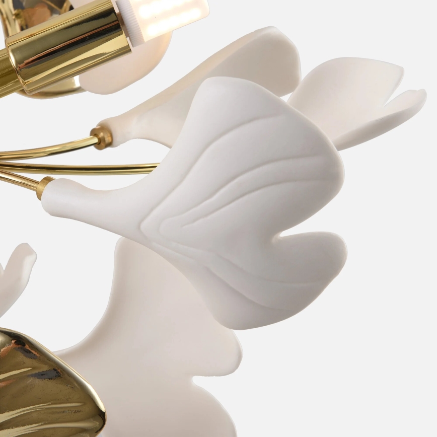 Zuma Line - Flush-mount chandelier 6xG9/42W/230V Ø 70 cm gold