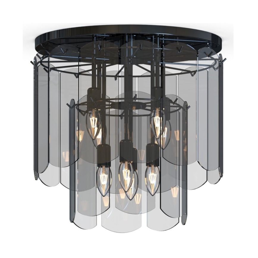 Zuma Line - Ceiling light 8xE14/40W/230V black
