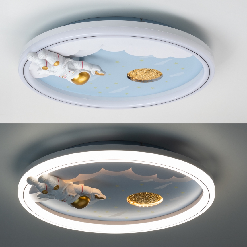 Zuma Line - LED Dimmable dětské Ceiling light LED/42W/230V 3000/5700K astronaut