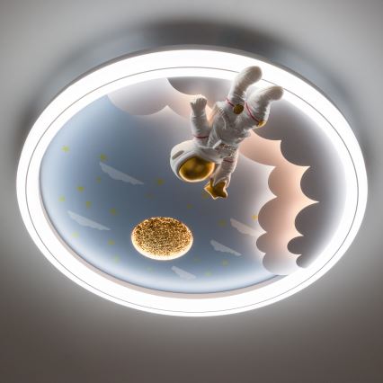 Zuma Line - LED Dimmable dětské Ceiling light LED/42W/230V 3000/5700K astronaut