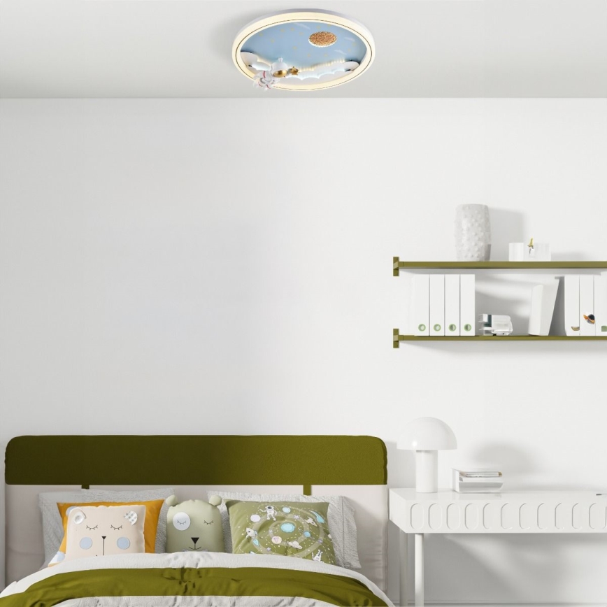 Zuma Line - LED Dimmable dětské Ceiling light LED/42W/230V 3000/5700K astronaut