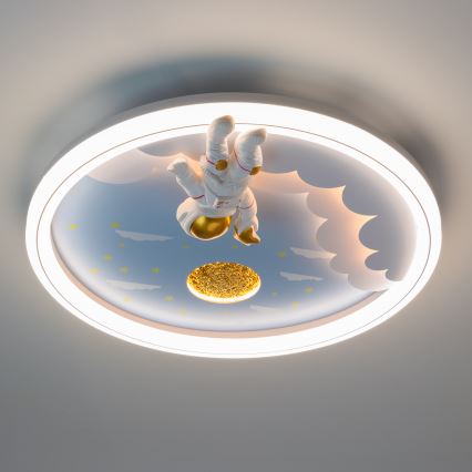 Zuma Line - LED Dimmable dětské Ceiling light LED/42W/230V 3000/5700K astronaut
