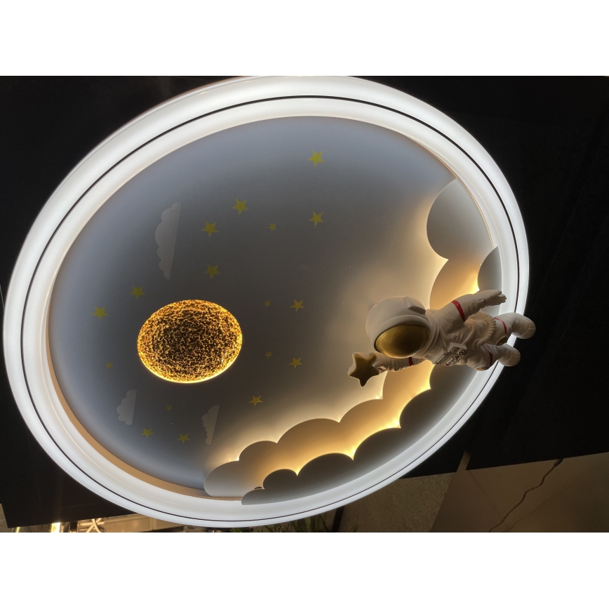 Zuma Line - LED Dimmable dětské Ceiling light LED/42W/230V 3000/5700K astronaut