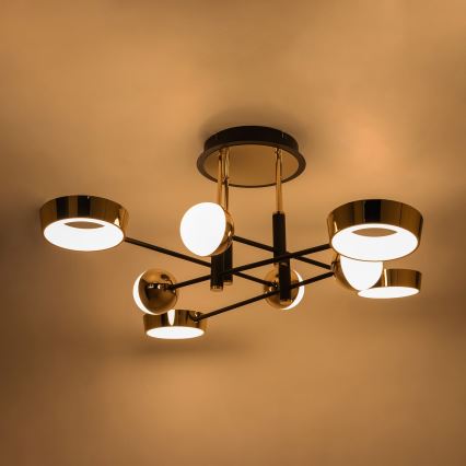 Zuma Line - Dimmable LED Flush-Mount Chandelier LED/60W/230V Gold/Black